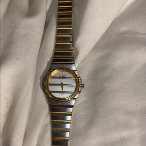 Peugeot Two-Tone Gold and Silver Smartwatch